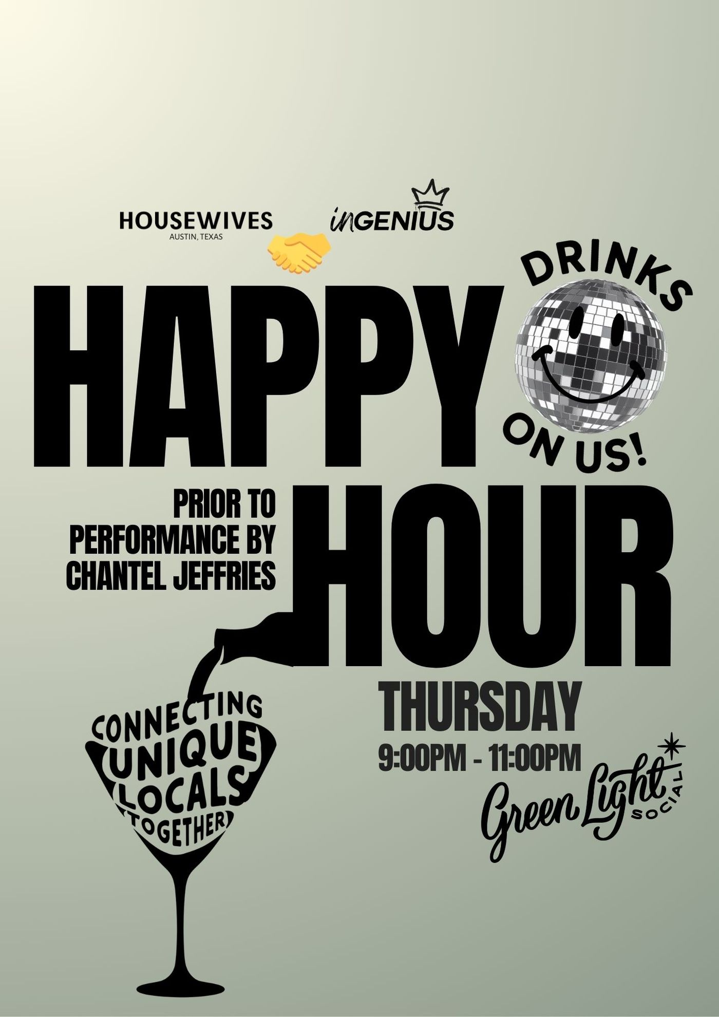 Pre-show Pour flyer