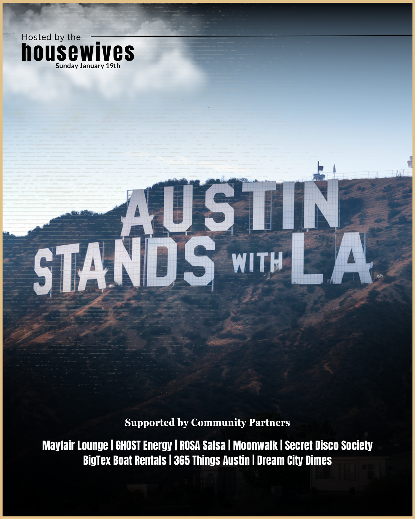 Austin 🤝 Los Angeles flyer