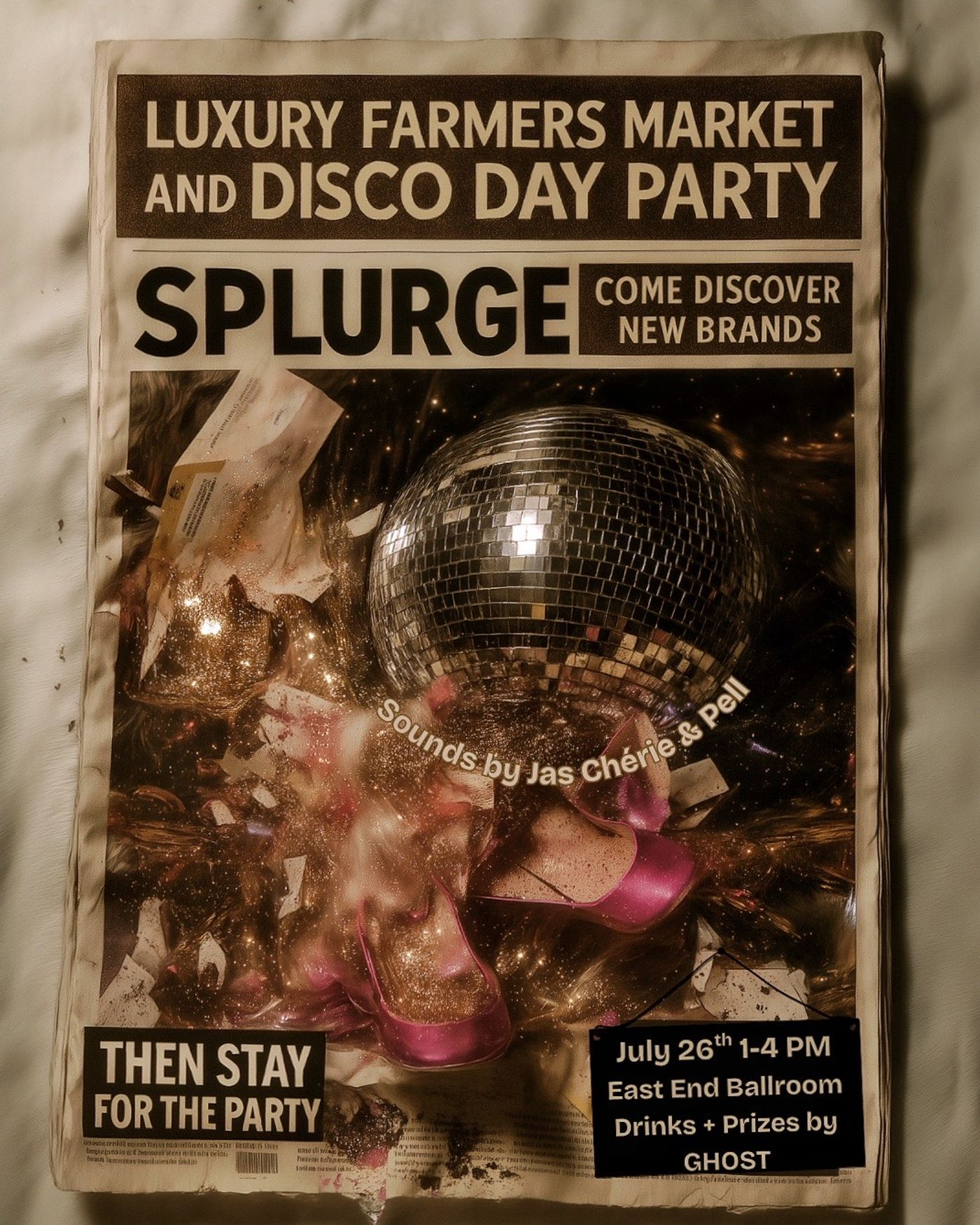 S3.E3: SPLURGE flyer