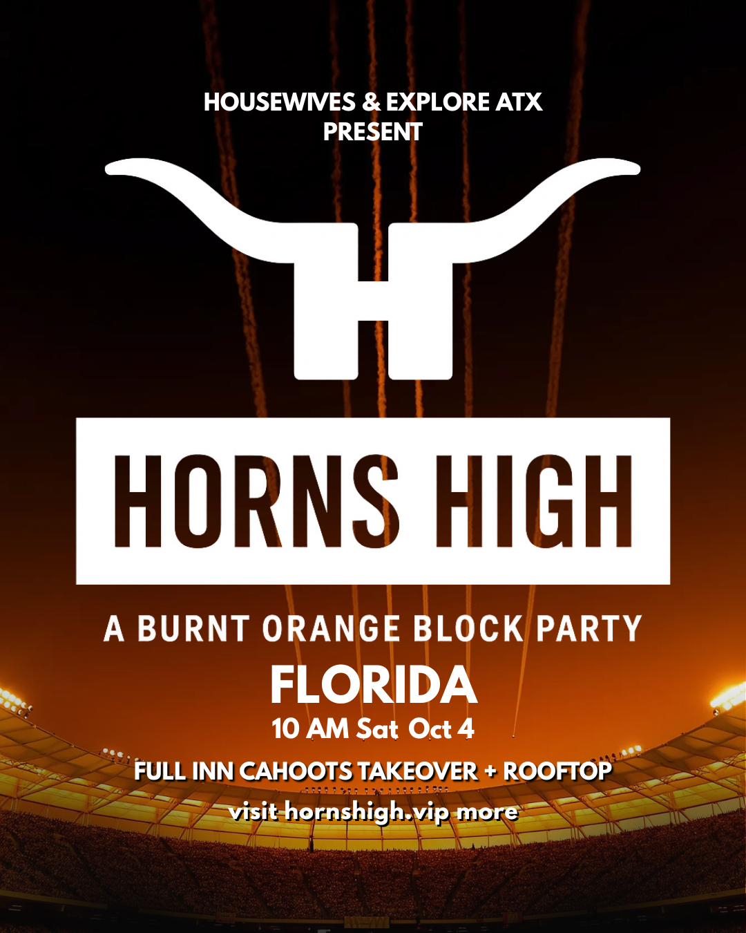 HORNS HIGH - florida flyer