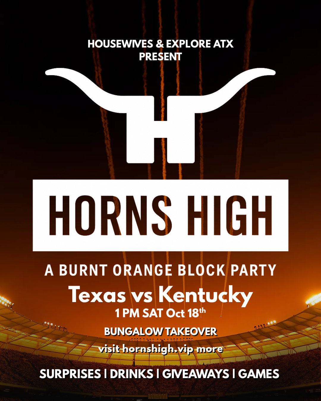 HORNS HIGH - kentucky flyer