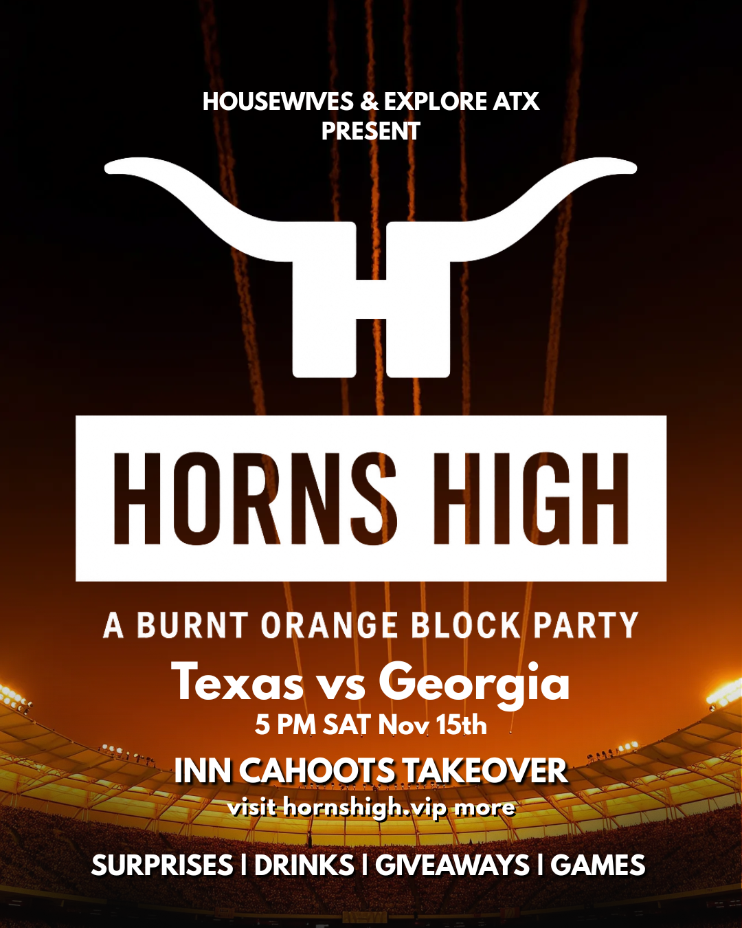 HORNS HIGH - georgia flyer
