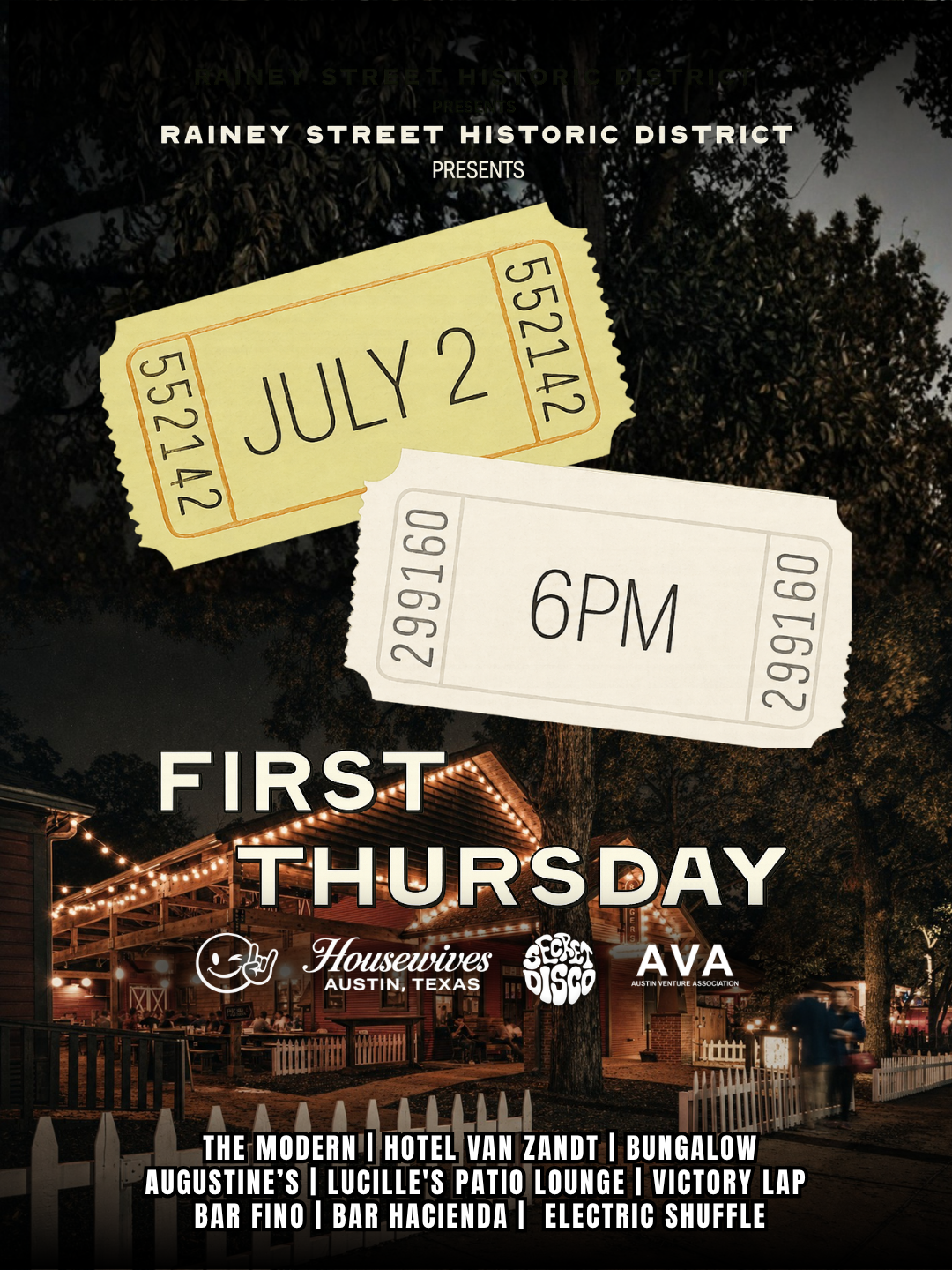 First Thursday flyer