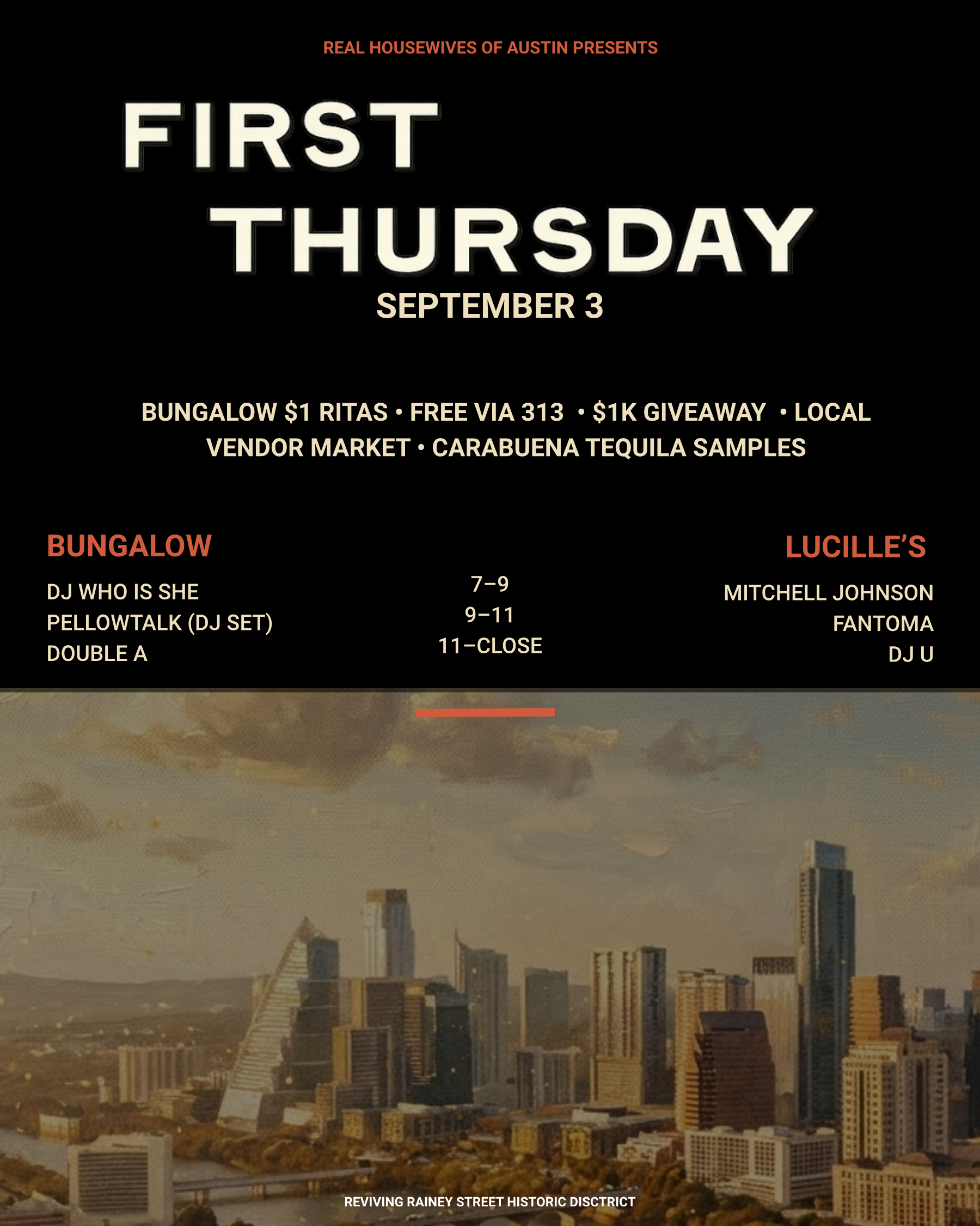 First Thursday flyer
