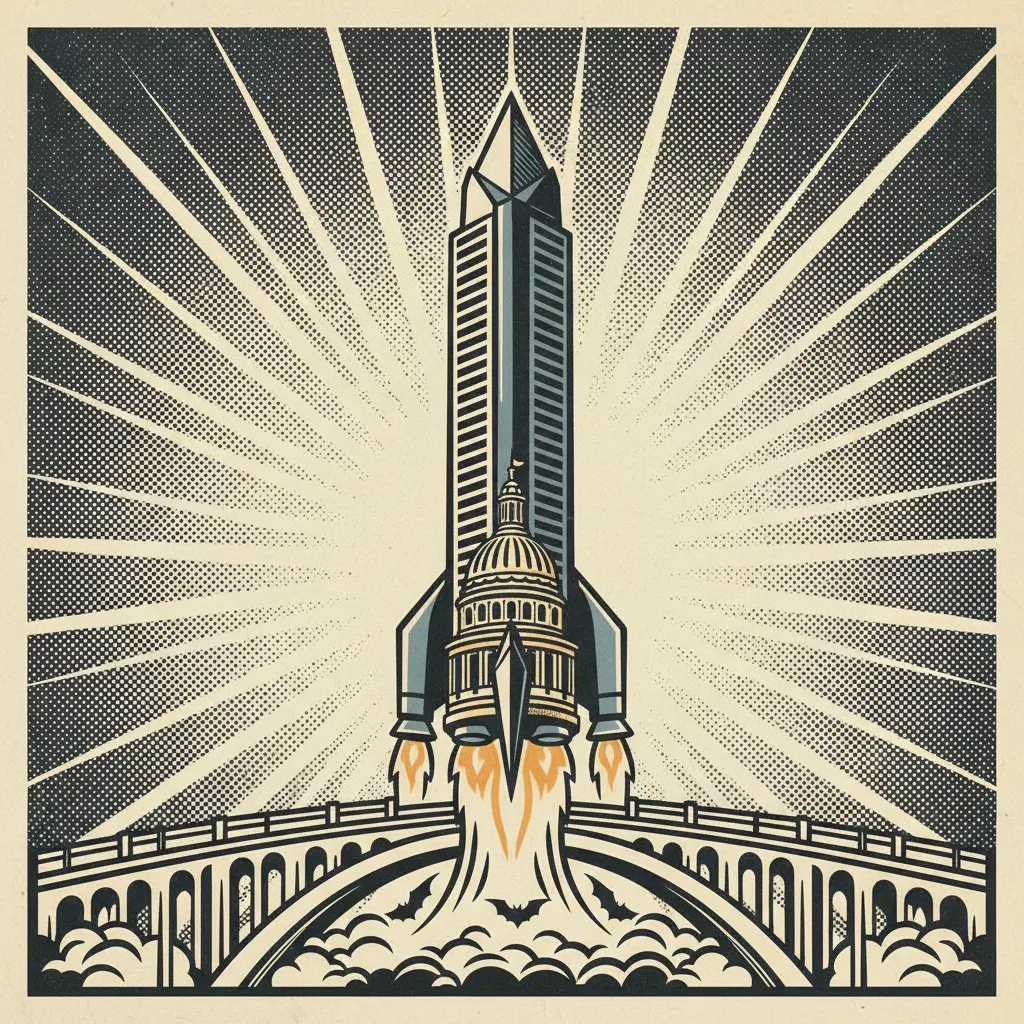Editorial illustration: AUSTIN: OFFICIALLY A CERTIFIED 'NEXT BIG THING' (AGAIN)