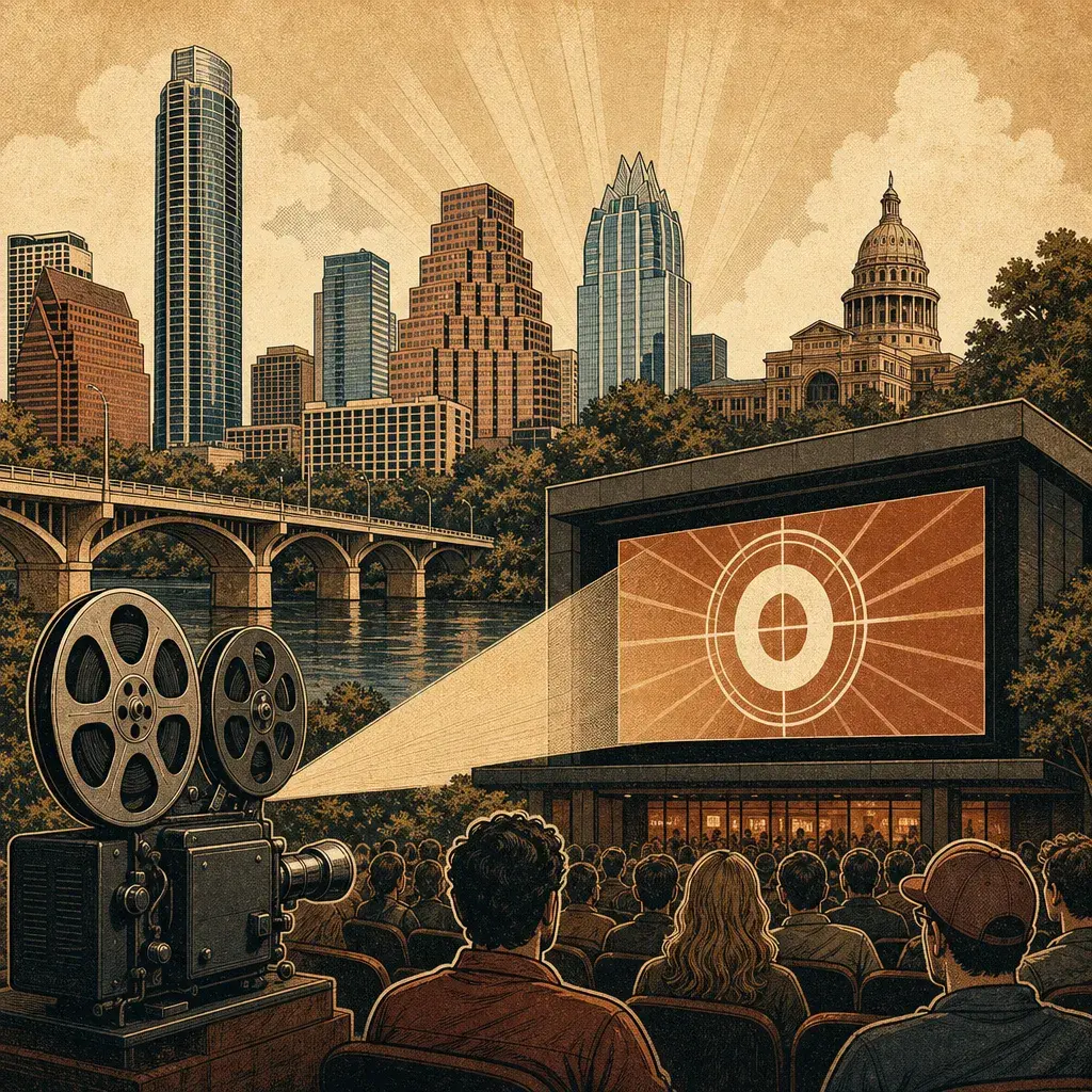 Editorial illustration: NOSTALGIA GETS AN UPGRADE — AFS CINEMA LAUNCHES $250,000 CAMPAIGN FOR THIRD SCREEN, ANNOUNCED JULY 18