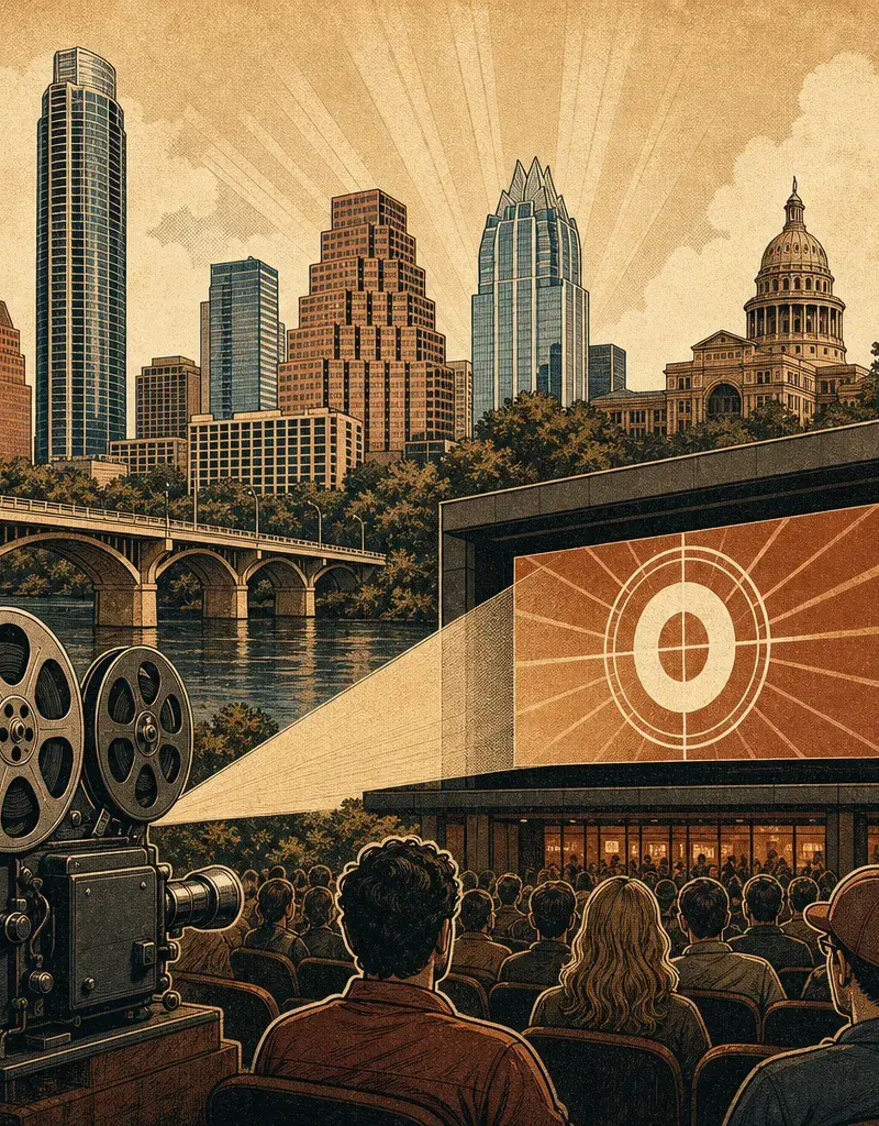 Editorial illustration: NOSTALGIA GETS AN UPGRADE — AFS CINEMA LAUNCHES $250,000 CAMPAIGN FOR THIRD SCREEN, ANNOUNCED JULY 18