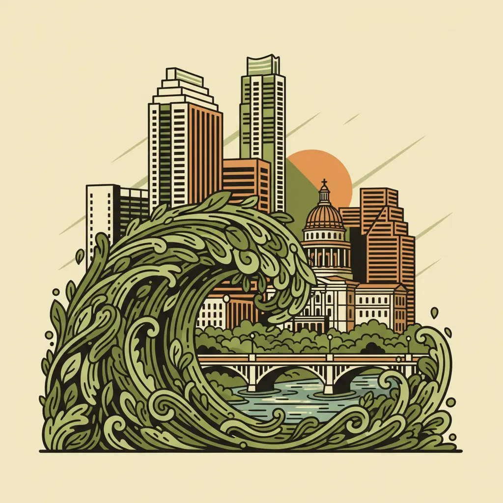 Editorial illustration: THE VERDE IS RISING (AGAIN)