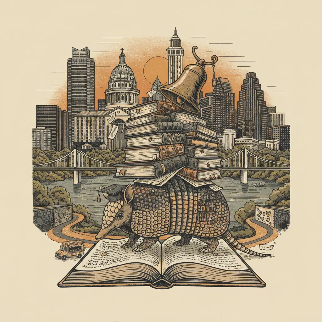 Editorial illustration: TEXAS TEACHERS ARE ABOUT TO LEARN THE TRUE MEANING OF 'HOMEWORK'