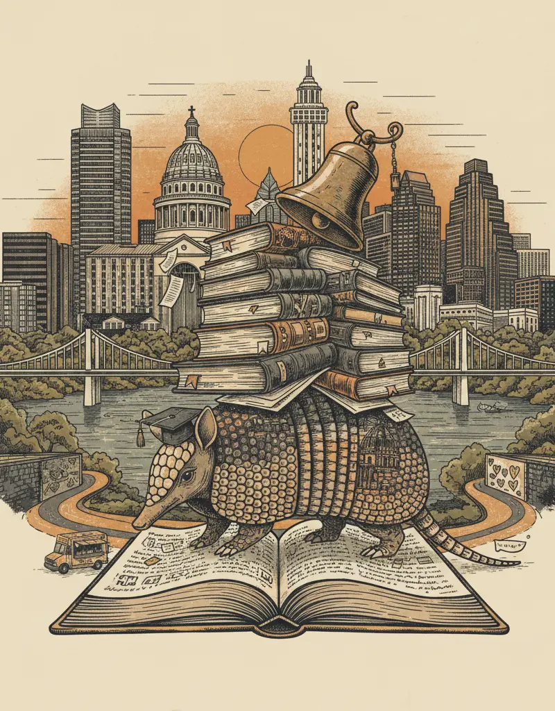 Editorial illustration: TEXAS TEACHERS ARE ABOUT TO LEARN THE TRUE MEANING OF 'HOMEWORK'