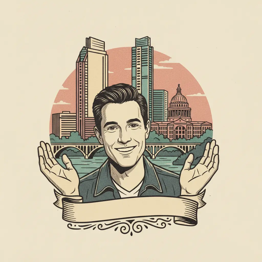 Editorial illustration: JAMES VAN DER BEEK IS NOT DEAD, EVERYONE CALM DOWN