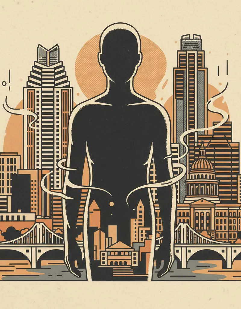 Editorial illustration: A DECADE OF GRIEF: THE VOID REMAINS