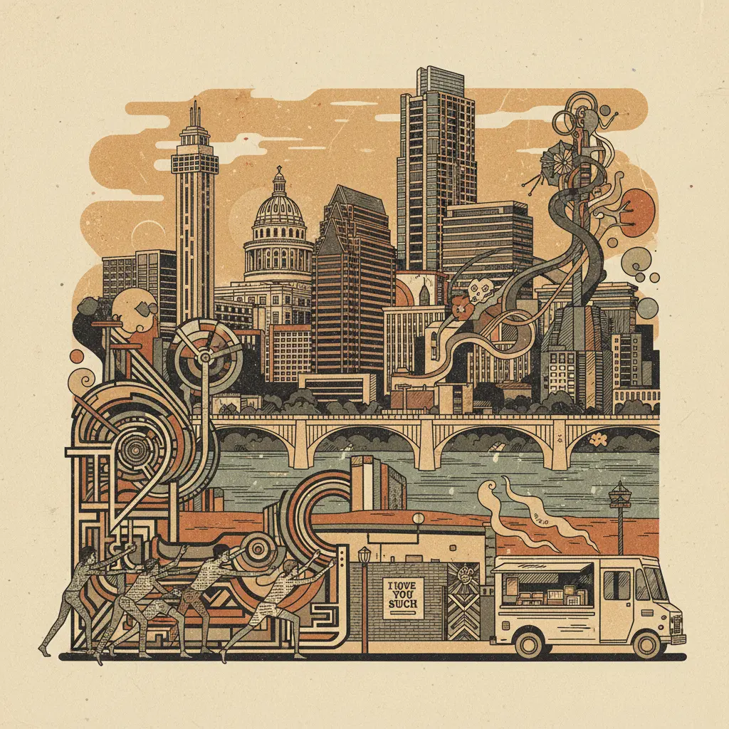 Editorial illustration: ESCAPE THE ALGORITHM: EARLY ERA COLLECTIVE OFFERS ANALOG CONNECTION