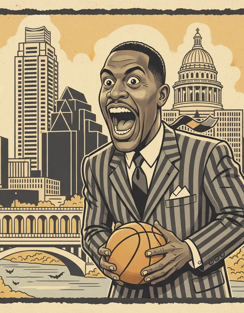 Editorial illustration: THE AUDACITY OF KENDRICK PERKINS