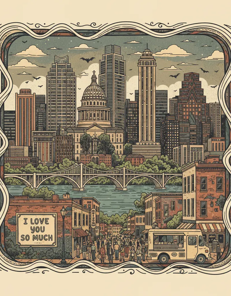 Editorial illustration: SOUTH AUSTIN TO BECOME SLIGHTLY LESS BAD AT 5MPH FASTER: MOPAC SOUTH EDITION