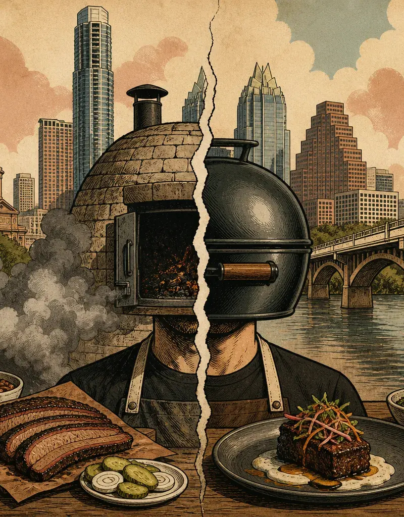 BARBECUE IS HAVING AN IDENTITY CRISIS: CỦI OPENS AT 7318 MCNEIL