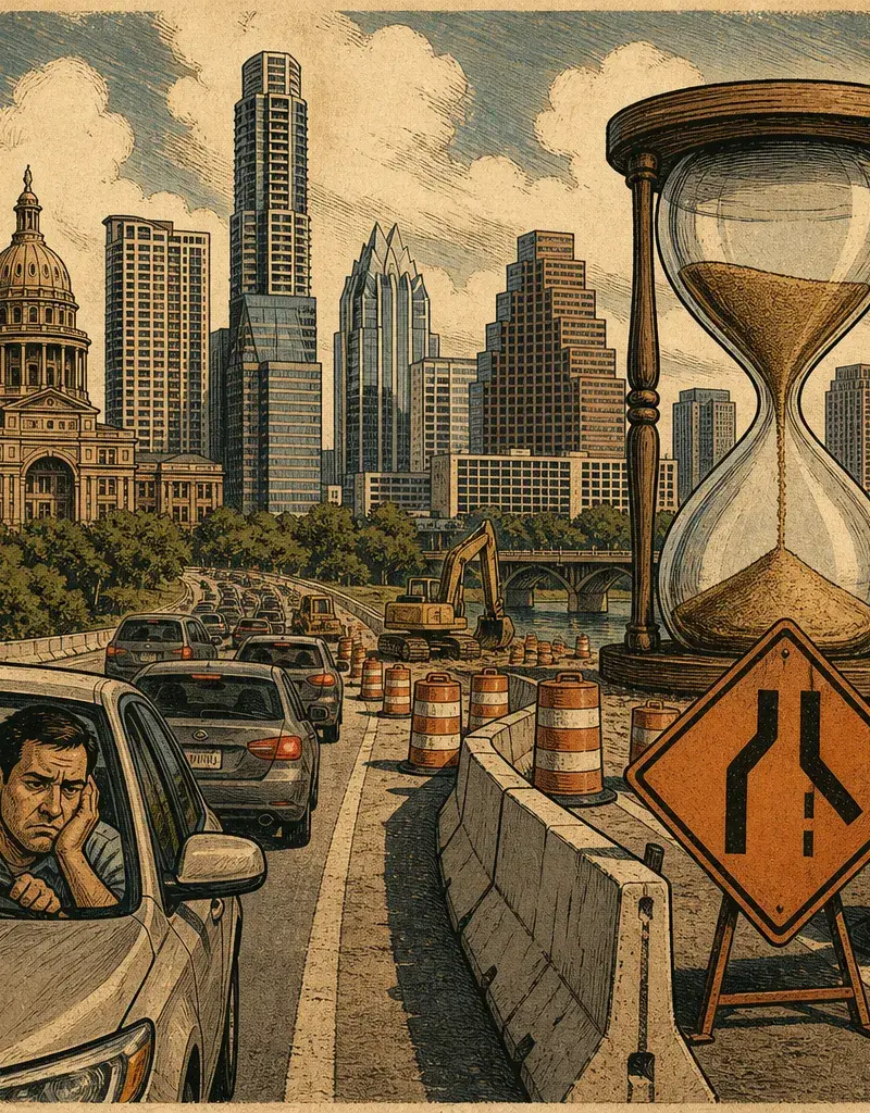 PRESIDENTIAL BOULEVARD WILL STEAL 30 DAYS OF YOUR PATIENCE: FAR-LEFT LANE TO CLOSE NEAR AUS RETURN LOOP THIS MONTH