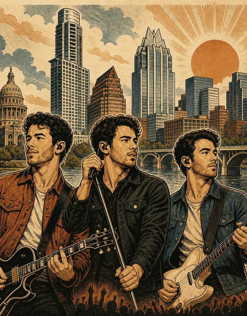 NOSTALGIA SOLD SEPARATELY: JONAS BROTHERS' BURNING UP TOUR ALL OVER AGAIN — MOODY CENTER, NOV. 13