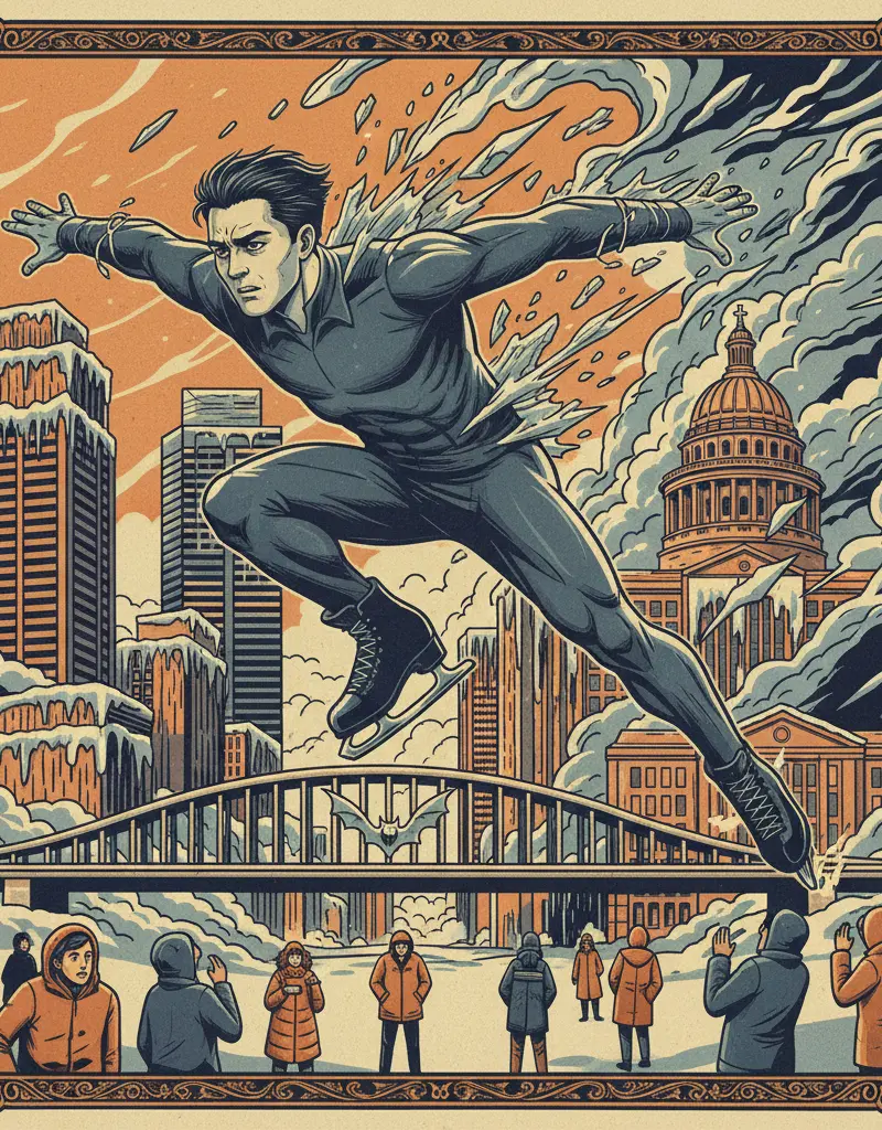 Editorial illustration: FROZEN HELL: ANOTHER CHANCE FOR MALININ TO MAKE US FEEL INADEQUATE