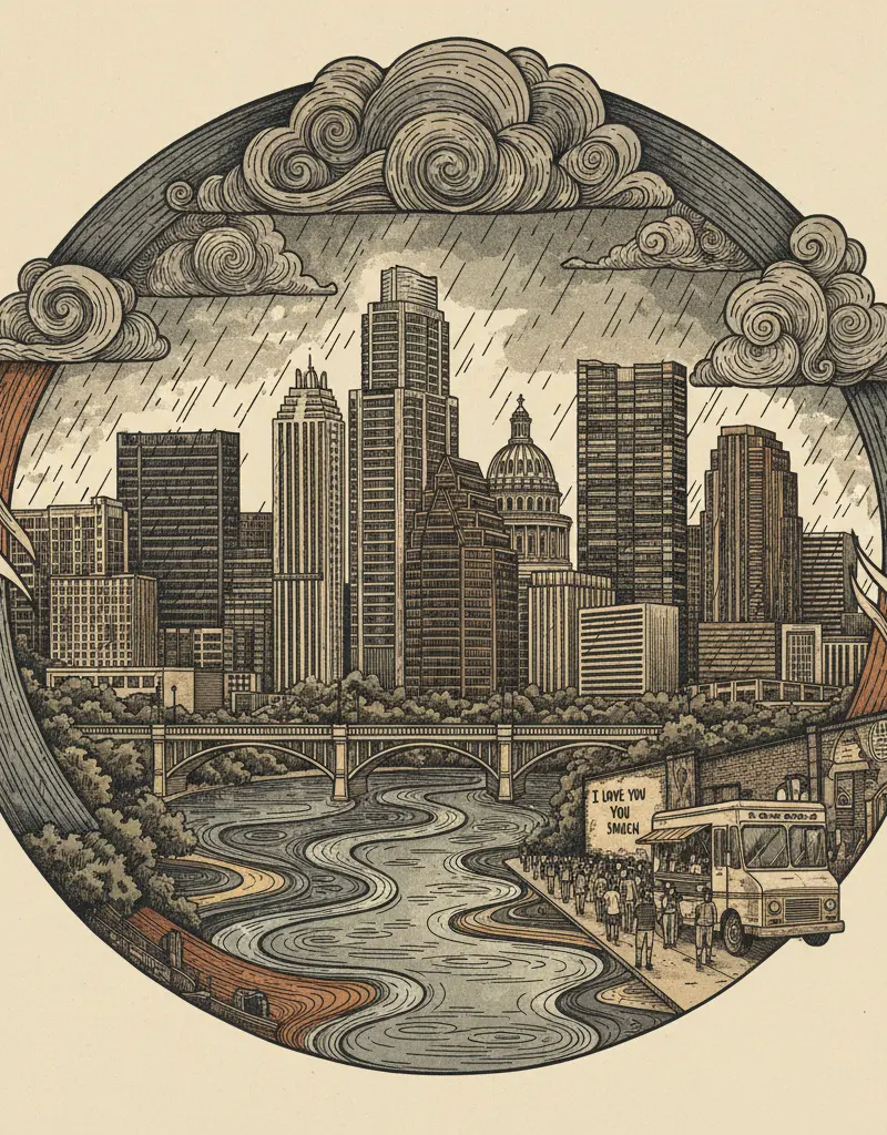 Editorial illustration: PREPARE TO RE-EXPERIENCE THE WATER CYCLE (AGAIN)