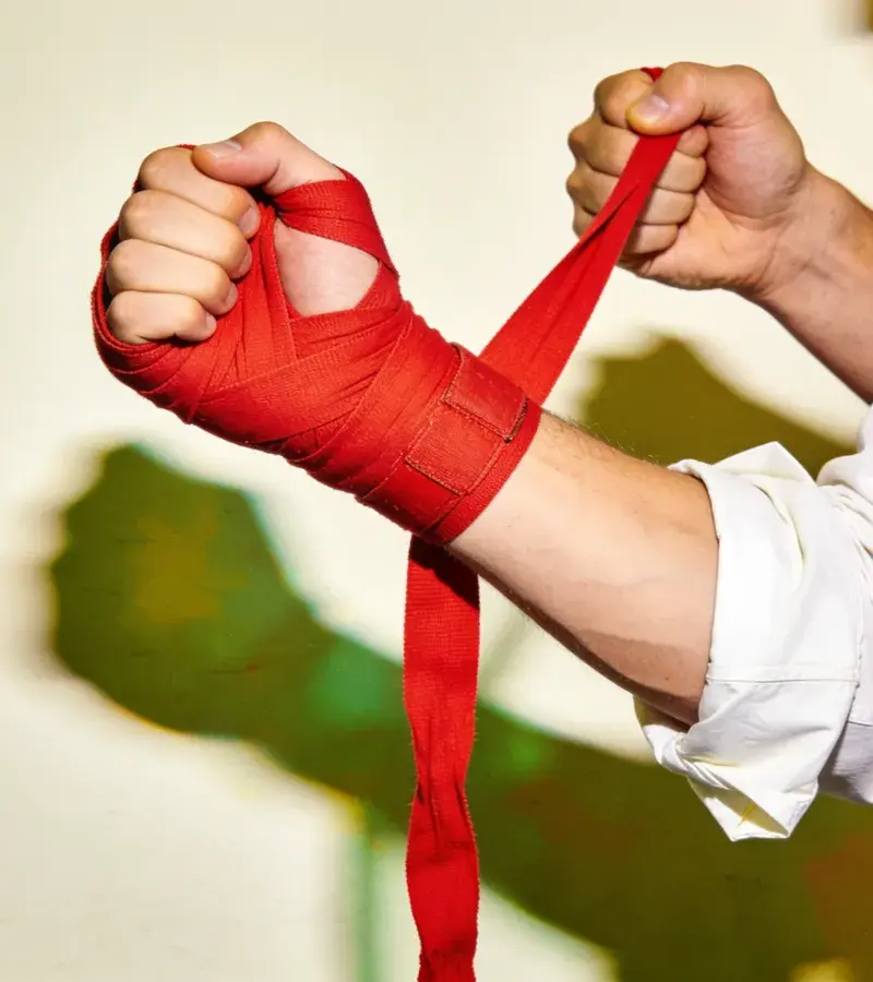 Editorial illustration: WHITE COLLAR FIGHT NIGHT: AUSTIN PROFESSIONALS BOX AT FAIR MARKET OCT. 17