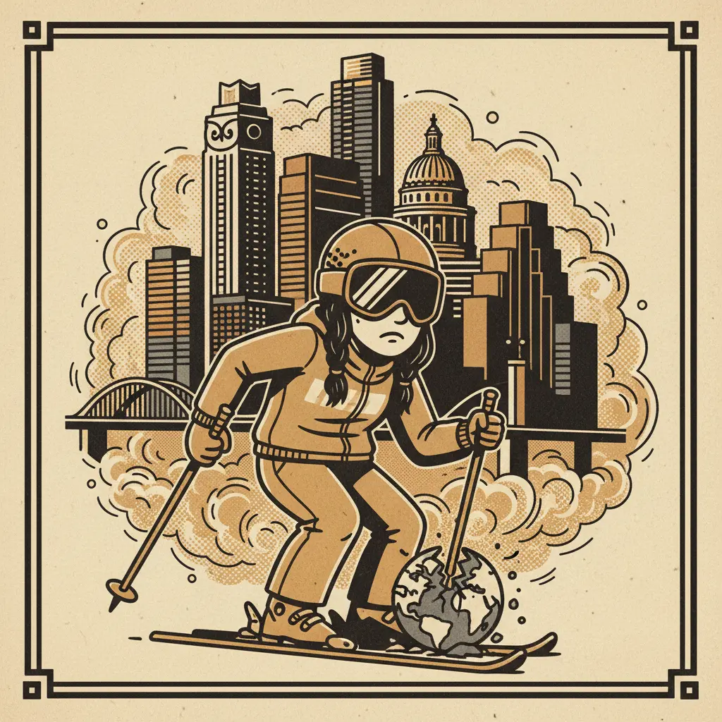 Editorial illustration: EILEEN GU FAILED TO ACHIEVE ULTIMATE GLOBAL DOMINATION (THIS TIME)