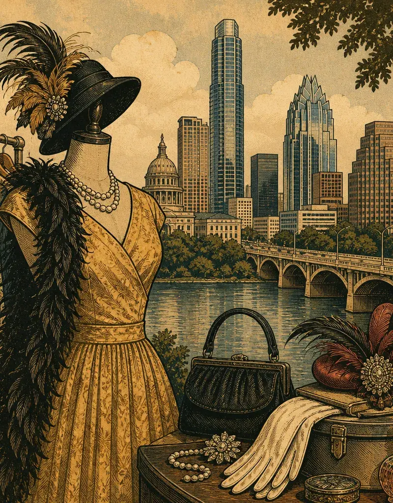 THE PAST DRESSED UP FOR ONE MORE NIGHT: FEATHERS VINTAGE REOPENS ON SOUTH CONGRESS SEPT. 3, 5 –8 PM