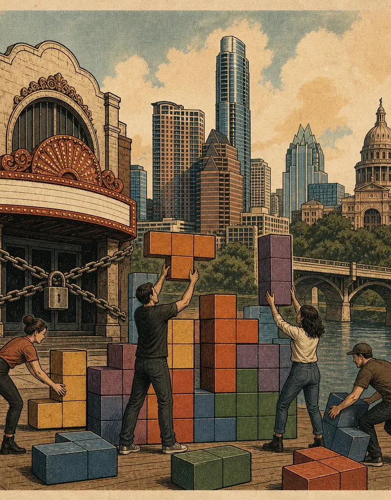 SXSW PLAYS THEATER TETRIS — PARAMOUNT CLOSED, FESTIVAL SET FOR MARCH 15–21, 2027