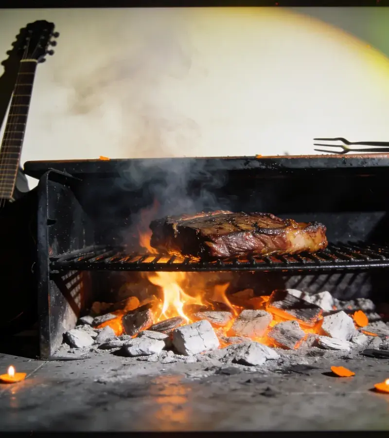 Editorial illustration: HOT LUCK FEST RETURNS TO AUSTIN WITH LIVE-FIRE COOKING AND MUSIC