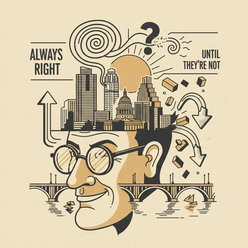 Editorial illustration: THE THERAPIST IS ALWAYS RIGHT (UNTIL THEY'RE NOT)