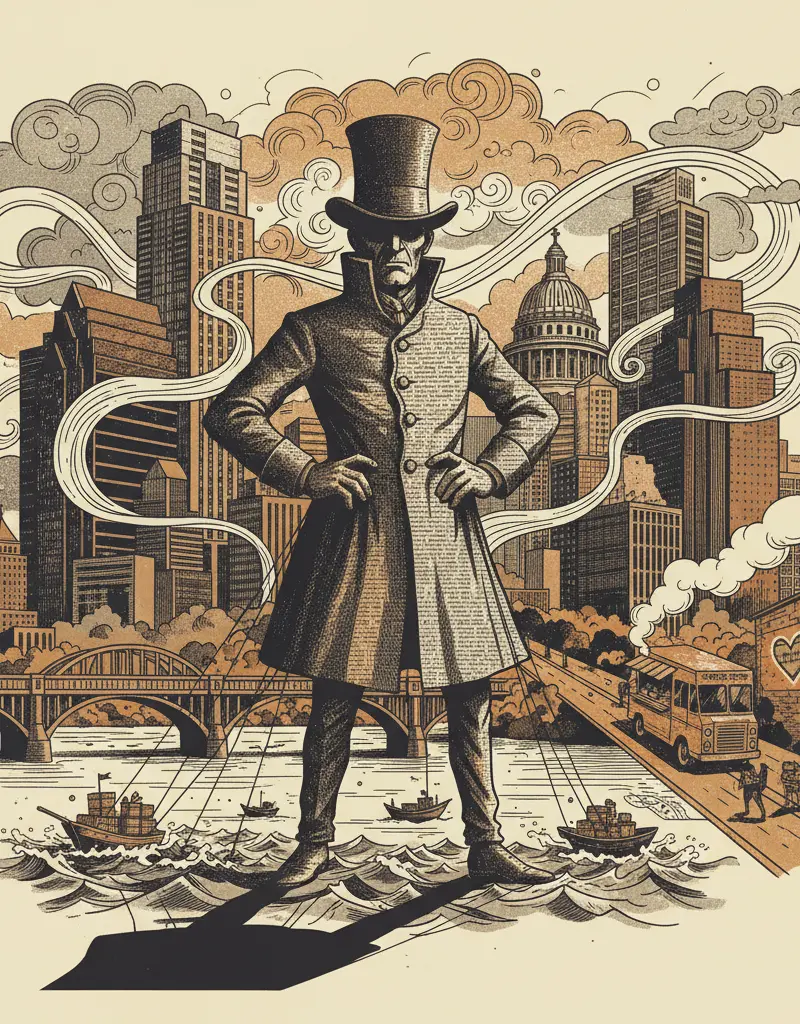 Editorial illustration: BRACE YOURSELVES: THE TARIFF MAN COMETH (AGAIN)
