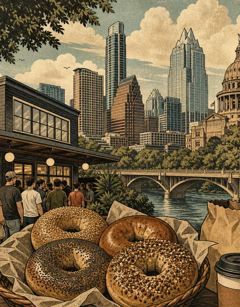HOPE DIES BUT THE BAGELS ARE PERFECT: SHUG’S BAGELS OPENS FIRST AUSTIN SHOP AT 1206 PARKWAY IN CLARKSVILLE